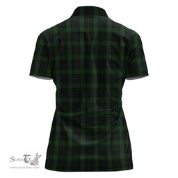 Scottish Gunn Logan Clan Tartan Polo Shirt For Women, Women's Scottish Polo Shirt Scottish Plaid Tartan Plaid - ScotsTee - scotstee.com