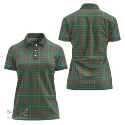 Scottish MacKintosh Hunting Ancient Clan Tartan Polo Shirt For Women, Women's Scottish Polo Shirt Scottish Plaid Tartan Plaid - ScotsTee - scotstee.com