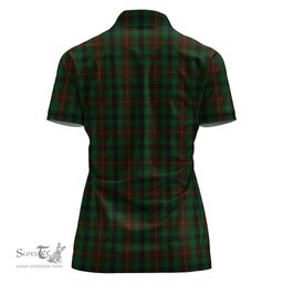 Scottish Tennant Clan Tartan Polo Shirt with Family Crest For Women, Women's Scottish Polo Shirt Scottish Plaid Tartan Plaid - ScotsTee - scotstee.com