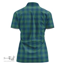 Scottish Oliphant Ancient Clan Tartan Polo Shirt For Women, Women's Scottish Polo Shirt Scottish Plaid Tartan Plaid - ScotsTee - scotstee.com