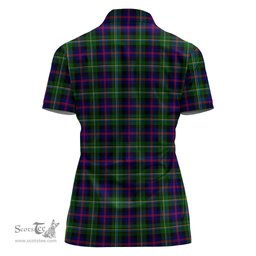 Scottish Malcolm Clan Tartan Polo Shirt For Women, Women's Scottish Polo Shirt Scottish Plaid Tartan Plaid - ScotsTee - scotstee.com