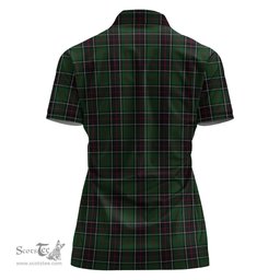Scottish Sinclair Hunting Clan Tartan Polo Shirt For Women, Women's Scottish Polo Shirt Scottish Plaid Tartan Plaid - ScotsTee - scotstee.com