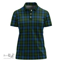 Scottish Polaris Military Clan Tartan Polo Shirt For Women, Women's Scottish Polo Shirt Scottish Plaid Tartan Plaid - ScotsTee - scotstee.com