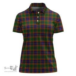 Scottish Stevenson Clan Tartan Polo Shirt For Women, Women's Scottish Polo Shirt Scottish Plaid Tartan Plaid - ScotsTee - scotstee.com