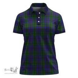 Scottish Strachan Clan Tartan Polo Shirt For Women, Women's Scottish Polo Shirt Scottish Plaid Tartan Plaid - ScotsTee - scotstee.com
