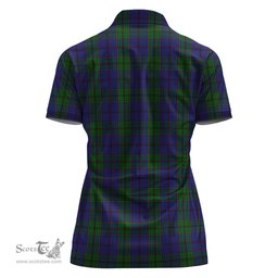 Scottish Strachan Clan Tartan Polo Shirt For Women, Women's Scottish Polo Shirt Scottish Plaid Tartan Plaid - ScotsTee - scotstee.com
