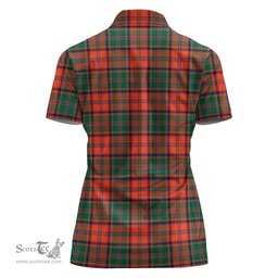 Scottish Stewart of Appin Ancient Clan Tartan Polo Shirt with Family Crest For Women, Women's Scottish Polo Shirt Scottish Plaid Tartan Plaid - ScotsTee - scotstee.com