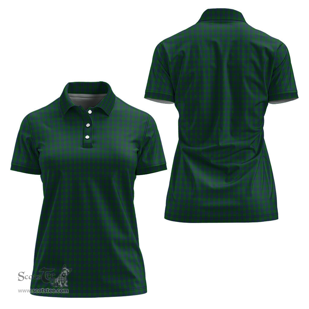 Scottish Montgomery Clan Tartan Polo Shirt For Women, Women's Scottish Polo Shirt Scottish Plaid Tartan Plaid - ScotsTee - scotstee.com