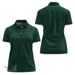 Scottish Montgomery Clan Tartan Polo Shirt For Women, Women's Scottish Polo Shirt Scottish Plaid Tartan Plaid - ScotsTee - scotstee.com
