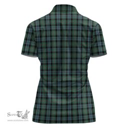 Scottish Melville Clan Tartan Polo Shirt with Family Crest For Women, Women's Scottish Polo Shirt Scottish Plaid Tartan Plaid - ScotsTee - scotstee.com