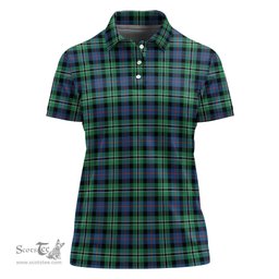 Scottish Rose Hunting Ancient Clan Tartan Polo Shirt For Women, Women's Scottish Polo Shirt Scottish Plaid Tartan Plaid - ScotsTee - scotstee.com