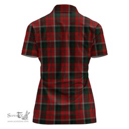 Scottish Montrose Clan Tartan Polo Shirt For Women, Women's Scottish Polo Shirt Scottish Plaid Tartan Plaid - ScotsTee - scotstee.com