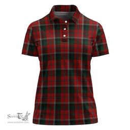 Scottish Montrose Clan Tartan Polo Shirt For Women, Women's Scottish Polo Shirt Scottish Plaid Tartan Plaid - ScotsTee - scotstee.com