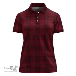 Scottish Stirling of Keir Clan Tartan Polo Shirt For Women, Women's Scottish Polo Shirt Scottish Plaid Tartan Plaid - ScotsTee - scotstee.com