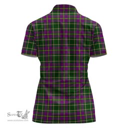 Scottish Taylor Clan Tartan Polo Shirt For Women, Women's Scottish Polo Shirt Scottish Plaid Tartan Plaid - ScotsTee - scotstee.com