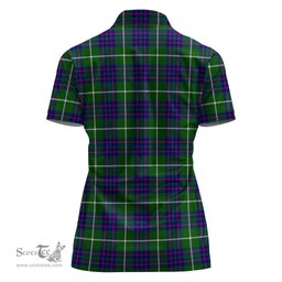 Scottish MacIntyre Hunting Modern Clan Tartan Polo Shirt For Women, Women's Scottish Polo Shirt Scottish Plaid Tartan Plaid - ScotsTee - scotstee.com