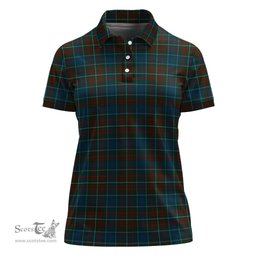 Scottish MacConnell Clan Tartan Polo Shirt For Women, Women's Scottish Polo Shirt Scottish Plaid Tartan Plaid - ScotsTee - scotstee.com