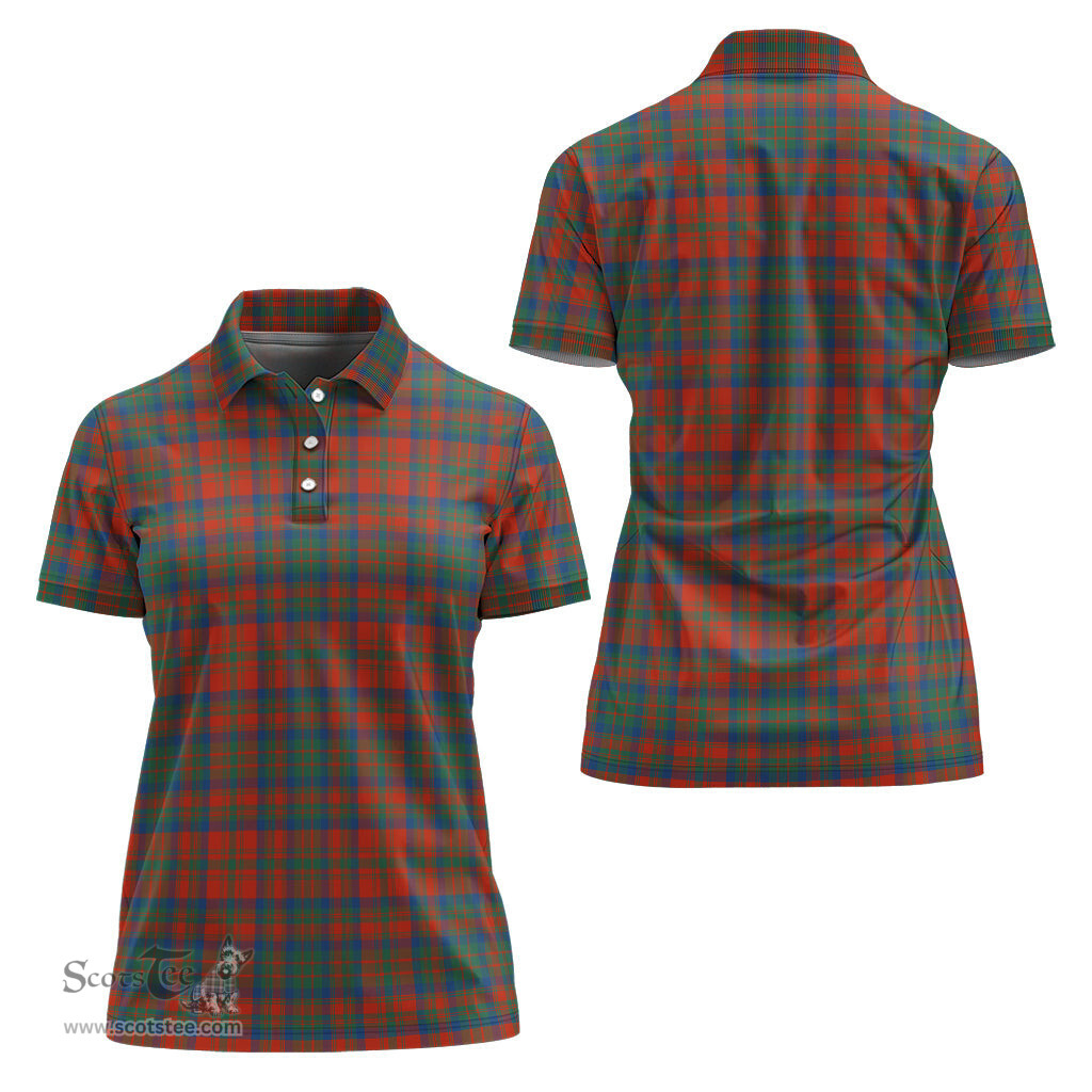 Scottish Matheson Ancient Clan Tartan Polo Shirt For Women, Women's Scottish Polo Shirt Scottish Plaid Tartan Plaid - ScotsTee - scotstee.com