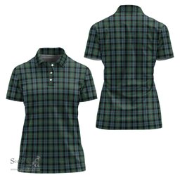 Scottish Melville Clan Tartan Polo Shirt For Women, Women's Scottish Polo Shirt Scottish Plaid Tartan Plaid - ScotsTee - scotstee.com