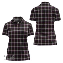 Scottish MacDonald Dress Clan Tartan Polo Shirt For Women, Women's Scottish Polo Shirt Scottish Plaid Tartan Plaid - ScotsTee - scotstee.com