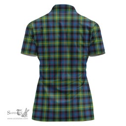 Scottish Watson Ancient Clan Tartan Polo Shirt with Family Crest For Women, Women's Scottish Polo Shirt Scottish Plaid Tartan Plaid - ScotsTee - scotstee.com