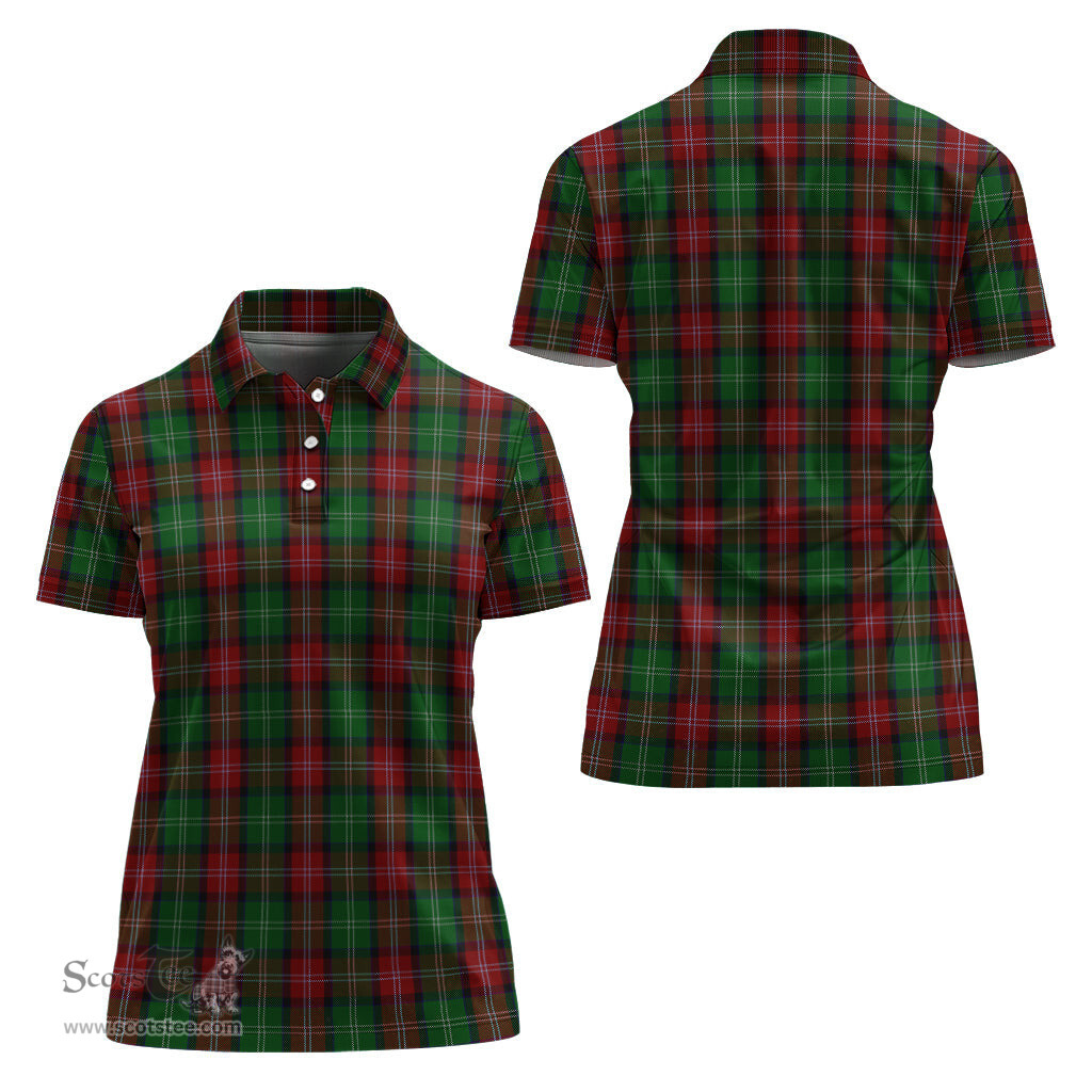 Scottish Sawyer Clan Tartan Polo Shirt For Women, Women's Scottish Polo Shirt Scottish Plaid Tartan Plaid - ScotsTee - scotstee.com