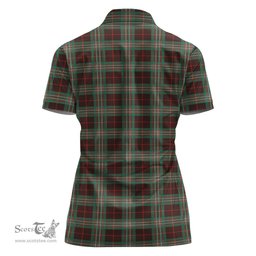 Scottish Scott Brown Ancient Clan Tartan Polo Shirt For Women, Women's Scottish Polo Shirt Scottish Plaid Tartan Plaid - ScotsTee - scotstee.com