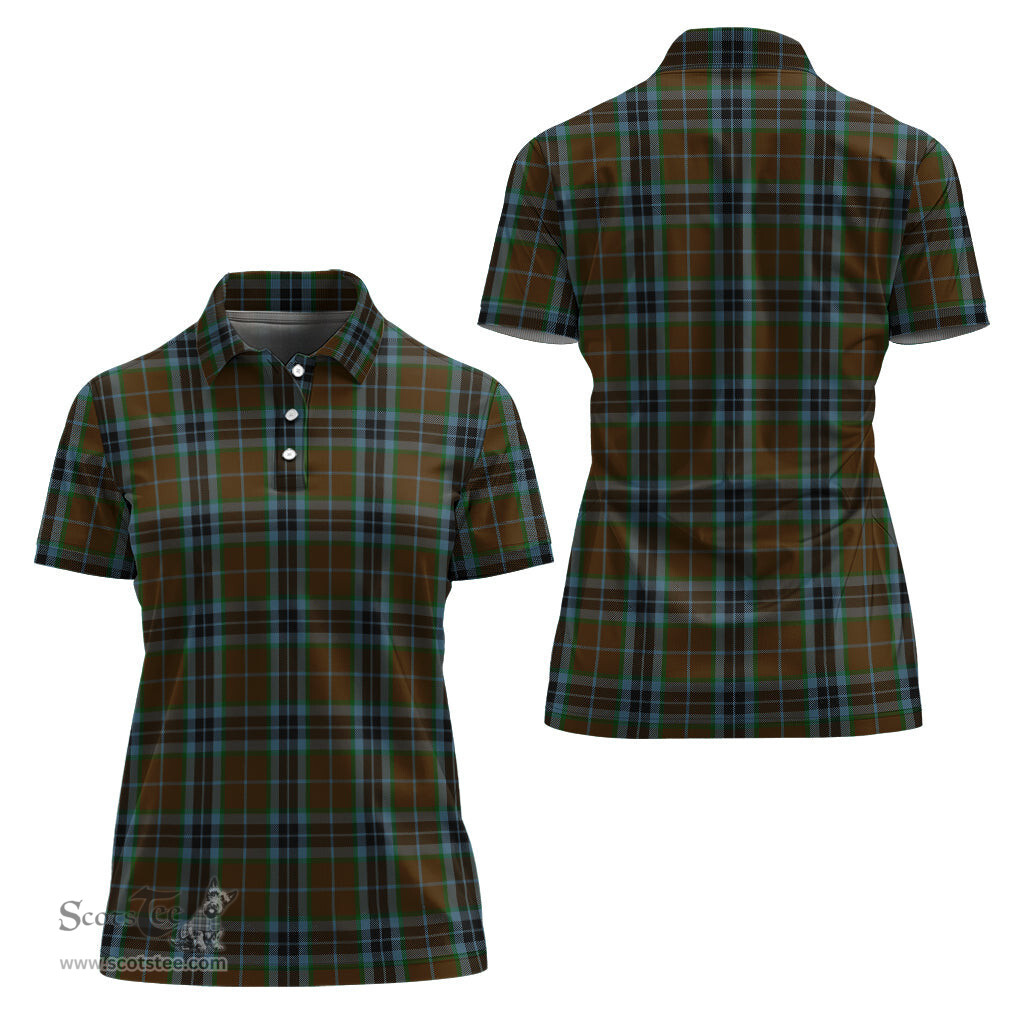 Scottish MacTavish Hunting Clan Tartan Polo Shirt For Women, Women's Scottish Polo Shirt Scottish Plaid Tartan Plaid - ScotsTee - scotstee.com