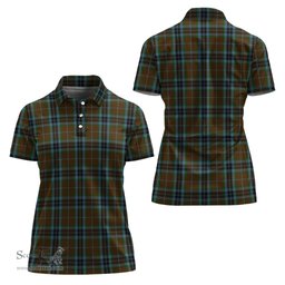 Scottish MacTavish Hunting Clan Tartan Polo Shirt For Women, Women's Scottish Polo Shirt Scottish Plaid Tartan Plaid - ScotsTee - scotstee.com