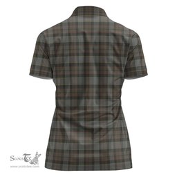 Scottish Outlander Fraser Clan Tartan Polo Shirt For Women, Women's Scottish Polo Shirt Scottish Plaid Tartan Plaid - ScotsTee - scotstee.com