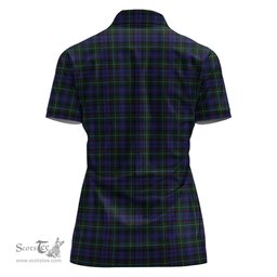 Scottish Sempill Clan Tartan Polo Shirt For Women, Women's Scottish Polo Shirt Scottish Plaid Tartan Plaid - ScotsTee - scotstee.com