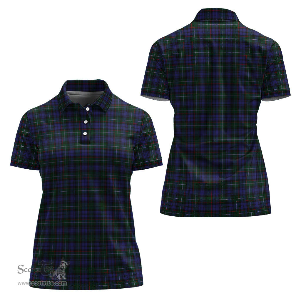 Scottish Sempill Clan Tartan Polo Shirt For Women, Women's Scottish Polo Shirt Scottish Plaid Tartan Plaid - ScotsTee - scotstee.com