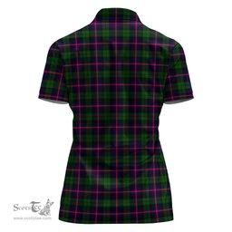 Scottish Urquhart Modern Clan Tartan Polo Shirt For Women, Women's Scottish Polo Shirt Scottish Plaid Tartan Plaid - ScotsTee - scotstee.com