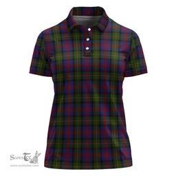 Scottish MacLennan Clan Tartan Polo Shirt For Women, Women's Scottish Polo Shirt Scottish Plaid Tartan Plaid - ScotsTee - scotstee.com
