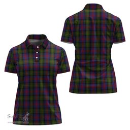 Scottish MacLennan Clan Tartan Polo Shirt For Women, Women's Scottish Polo Shirt Scottish Plaid Tartan Plaid - ScotsTee - scotstee.com