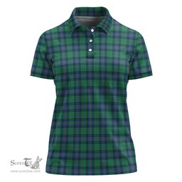 Scottish Shaw Ancient Clan Tartan Polo Shirt For Women, Women's Scottish Polo Shirt Scottish Plaid Tartan Plaid - ScotsTee - scotstee.com