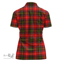 Scottish Somerville Modern Clan Tartan Polo Shirt For Women, Women's Scottish Polo Shirt Scottish Plaid Tartan Plaid - ScotsTee - scotstee.com