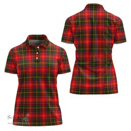 Scottish Somerville Modern Clan Tartan Polo Shirt For Women, Women's Scottish Polo Shirt Scottish Plaid Tartan Plaid - ScotsTee - scotstee.com