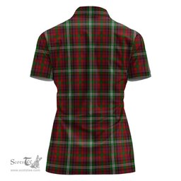 Scottish Maguire Clan Tartan Polo Shirt For Women, Women's Scottish Polo Shirt Scottish Plaid Tartan Plaid - ScotsTee - scotstee.com