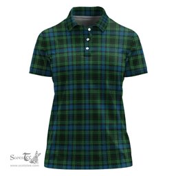Scottish O'Connor Clan Tartan Polo Shirt For Women, Women's Scottish Polo Shirt Scottish Plaid Tartan Plaid - ScotsTee - scotstee.com