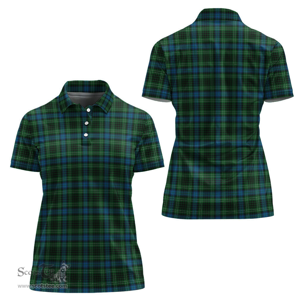 Scottish O'Connor Clan Tartan Polo Shirt For Women, Women's Scottish Polo Shirt Scottish Plaid Tartan Plaid - ScotsTee - scotstee.com
