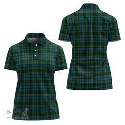 Scottish O'Connor Clan Tartan Polo Shirt For Women, Women's Scottish Polo Shirt Scottish Plaid Tartan Plaid - ScotsTee - scotstee.com