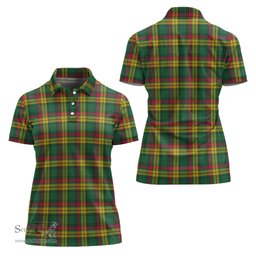 Scottish MacMillan Old Ancient Clan Tartan Polo Shirt For Women, Women's Scottish Polo Shirt Scottish Plaid Tartan Plaid - ScotsTee - scotstee.com