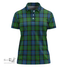 Scottish Stirling Clan Tartan Polo Shirt For Women, Women's Scottish Polo Shirt Scottish Plaid Tartan Plaid - ScotsTee - scotstee.com