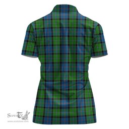 Scottish Stirling Clan Tartan Polo Shirt For Women, Women's Scottish Polo Shirt Scottish Plaid Tartan Plaid - ScotsTee - scotstee.com