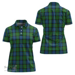 Scottish Stirling Clan Tartan Polo Shirt For Women, Women's Scottish Polo Shirt Scottish Plaid Tartan Plaid - ScotsTee - scotstee.com