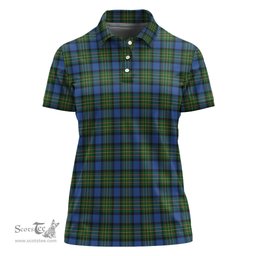 Scottish MacLaren Ancient Clan Tartan Polo Shirt For Women, Women's Scottish Polo Shirt Scottish Plaid Tartan Plaid - ScotsTee - scotstee.com