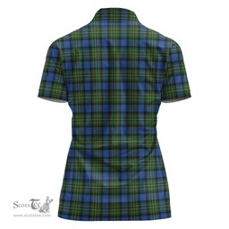 Scottish MacLaren Ancient Clan Tartan Polo Shirt For Women, Women's Scottish Polo Shirt Scottish Plaid Tartan Plaid - ScotsTee - scotstee.com