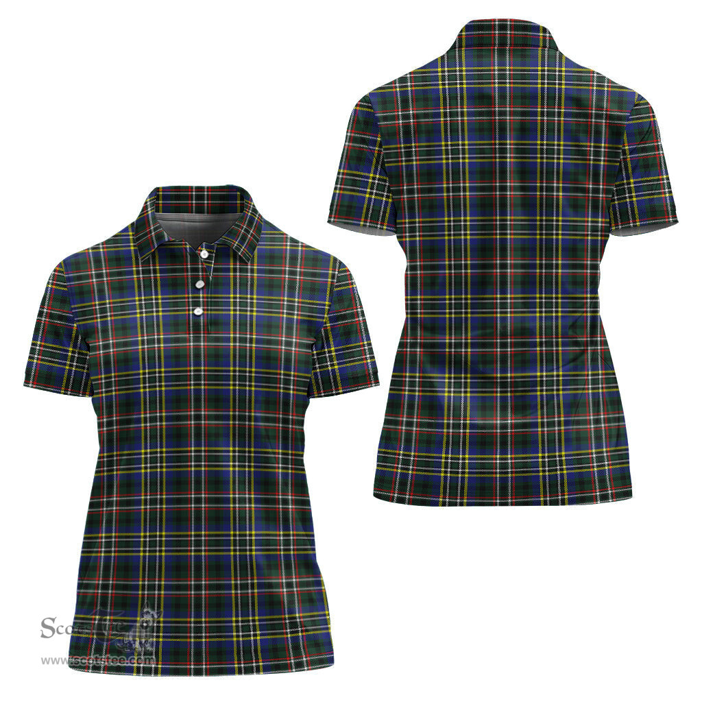 Scottish Scott Green Modern Clan Tartan Polo Shirt For Women, Women's Scottish Polo Shirt Scottish Plaid Tartan Plaid - ScotsTee - scotstee.com