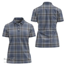 Scottish Tweedie Clan Tartan Polo Shirt For Women, Women's Scottish Polo Shirt Scottish Plaid Tartan Plaid - ScotsTee - scotstee.com